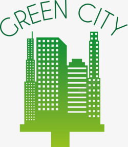 绿色的城市素材