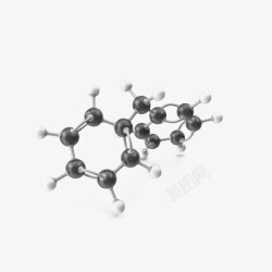 二苯基甲烷分子结构素材