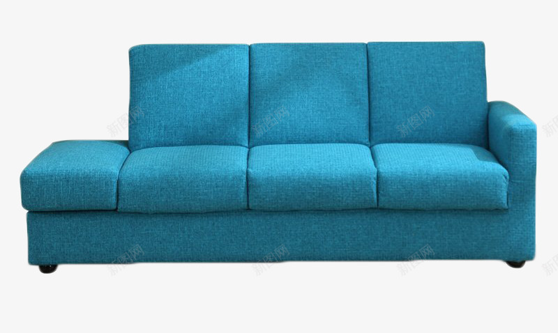 致林沙发png免抠素材_88icon https://88icon.com 三人位沙发 产品实物 北欧沙发 布艺多功能沙发 海蓝色 现代 简约