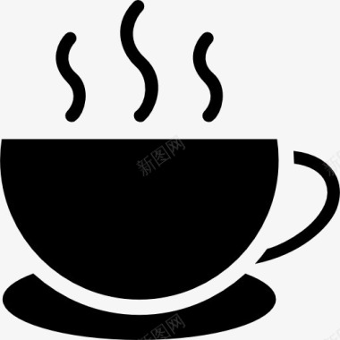 法式点心咖啡杯图标图标