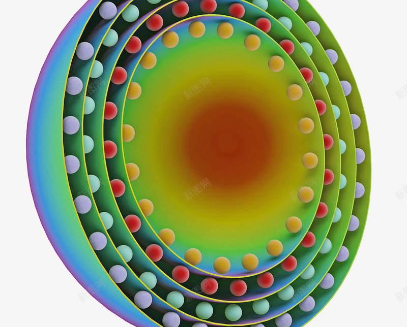 纳米分子技术png免抠素材_88icon https://88icon.com 原子结构 物质 纳米分子 高分子技术