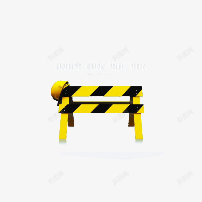 有质感的注意安全路障标志png免抠素材_88icon https://88icon.com 元素 公路 安全 标志 路障