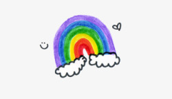 美丽的彩虹素材