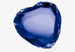 质感蓝色的宝石钻石素材