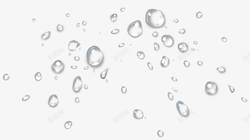 漂浮的水滴气泡png免抠素材_88icon https://88icon.com 气泡 水滴 漂浮
