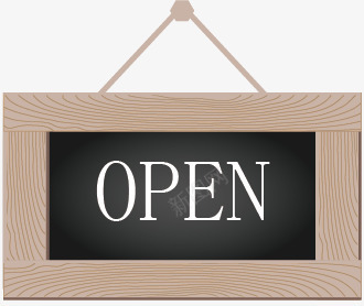 木牌png免抠素材_88icon https://88icon.com OPEN 公告板 告示牌 木板 木牌 英文开业 营业牌