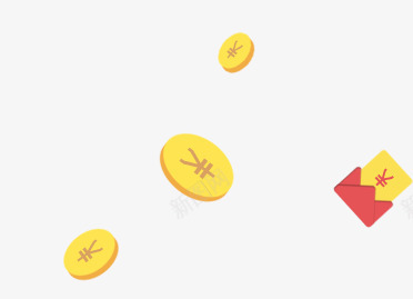 红包雨金币雨漂浮元素png免抠素材_88icon https://88icon.com 元素 漂浮 红包 金币