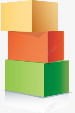 方形色块方形台子正方形格子矢量图高清图片