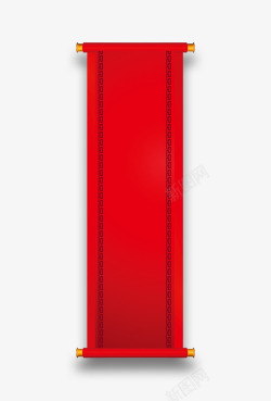 红色背景模板红色条幅对联高清图片