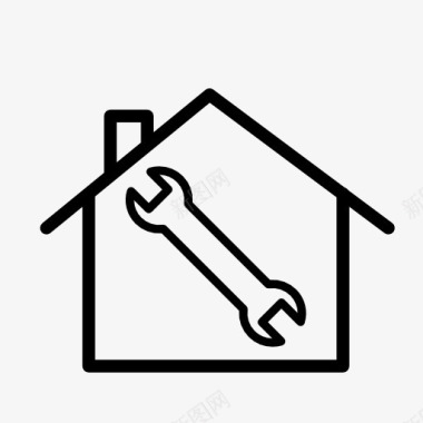 房屋房子维修工具图标图标