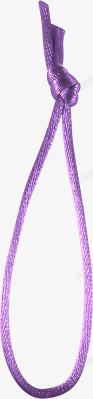 紫色好看丝带素材