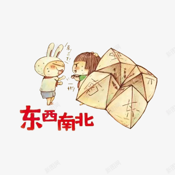 东西南北png免抠素材_88icon https://88icon.com 东南西北 儿时的回忆 卡通 可爱的 回忆 小时候 简笔 红色的 艺术字