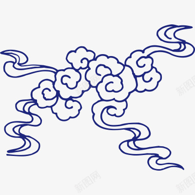 古风装饰png免抠素材_88icon https://88icon.com 中国风花边纹样云纹