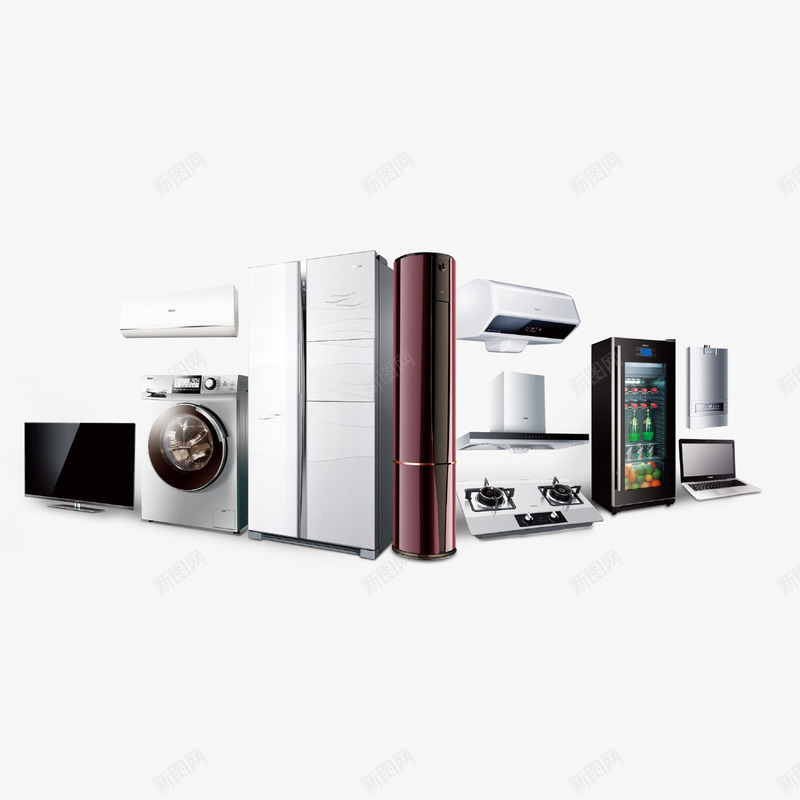 家电卖场海报png免抠素材_88icon https://88icon.com 五一促销 冰箱 卖场 商场 家用电器 家电 抽油烟机 汽车空调 海报 滚筒洗衣机 空调