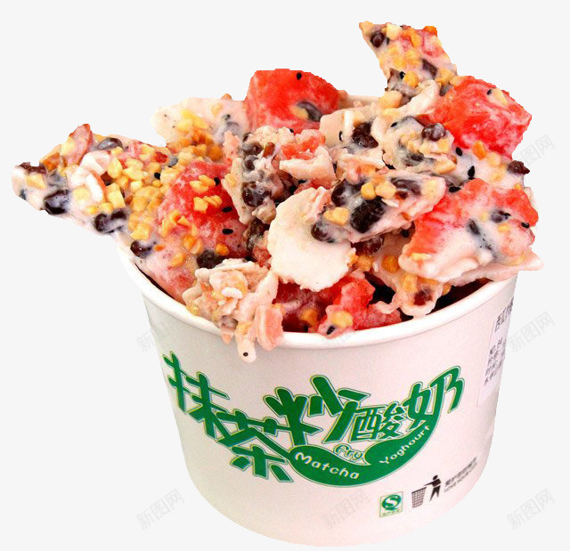 草莓酸奶png免抠素材_88icon https://88icon.com 夏天 炒酸奶 甜品 草莓 酸奶