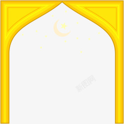 伊斯兰建筑装饰背景素材