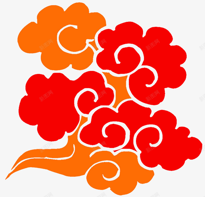 国风手绘红色云纹png免抠素材_88icon https://88icon.com 中国风 云纹 手绘的 渐变的 矢量的 红色云纹 红色的 装饰