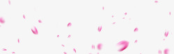 桃花瓣漂浮的粉色花瓣高清图片