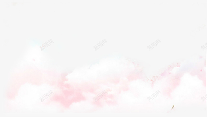 粉色卡通手绘云朵png免抠素材_88icon https://88icon.com 云朵 卡通 粉色