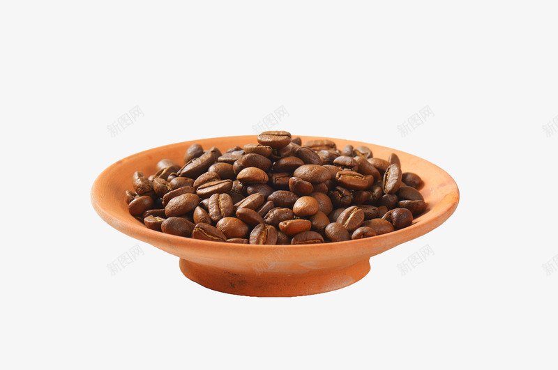 一盘咖啡豆png免抠素材_88icon https://88icon.com 咖啡 咖啡果实 咖啡源料 咖啡豆 干果 棕色 烘焙 陶盘子