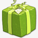 闪亮的绿色HappyHolidayspng免抠素材_88icon https://88icon.com gift green present shiny 现在 礼物 绿色 闪亮的