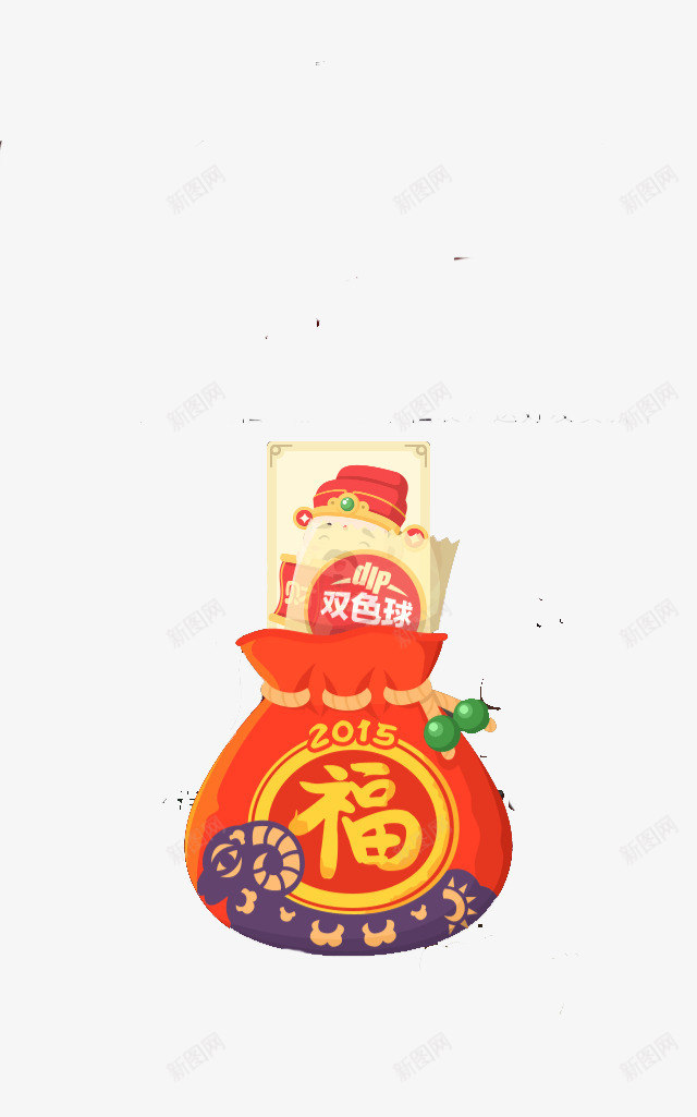 双色球礼包png免抠素材_88icon https://88icon.com APP弹出页 APP页面 H5弹出页面 卡通 扁平化