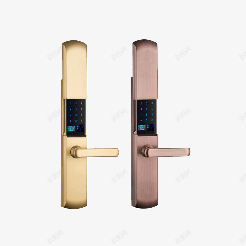 凯亦信滑盖指纹锁家用防盗门psd免抠素材_88icon https://88icon.com 刷卡锁 密码锁 智能锁 电子大门锁