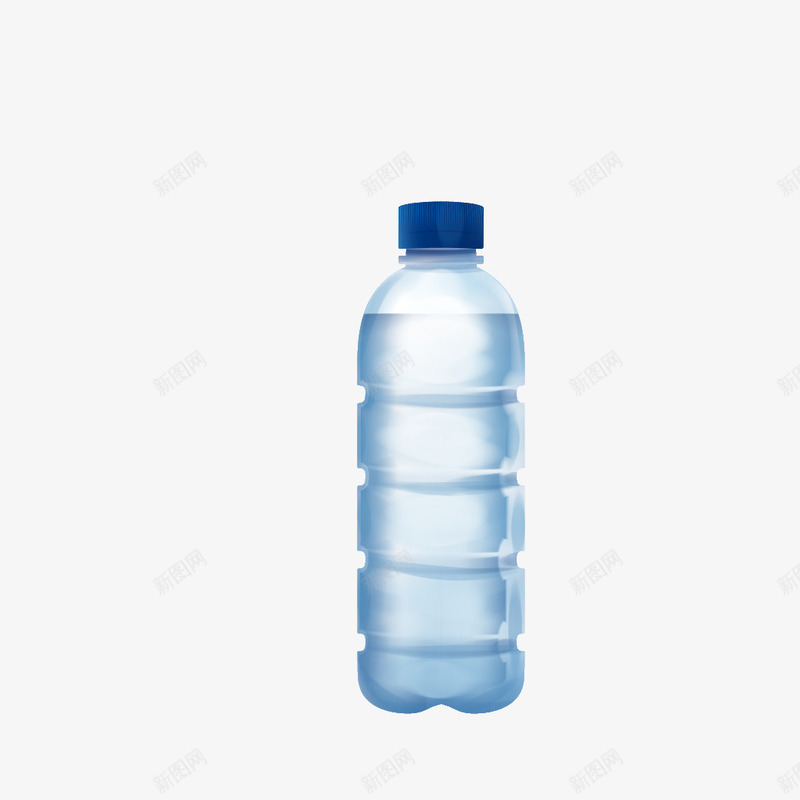 矿泉水瓶png免抠素材_88icon https://88icon.com 瓶子 矿泉水 蓝瓶子 蓝色