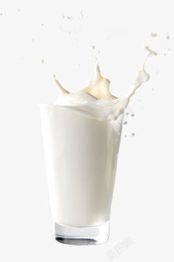好喝健康营养的牛奶素材