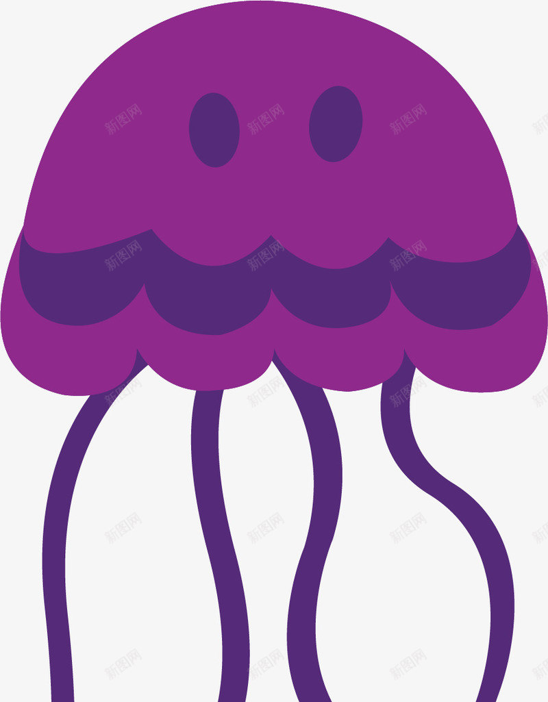 水母紫色元素png免抠素材_88icon https://88icon.com 水母 海底 矢量水母 紫色 紫色水母 红色