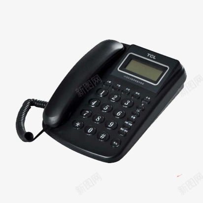 TCL座机电话HCDpng免抠素材_88icon https://88icon.com TCL 产品实物 固定电话 座机电话 蓝黑色