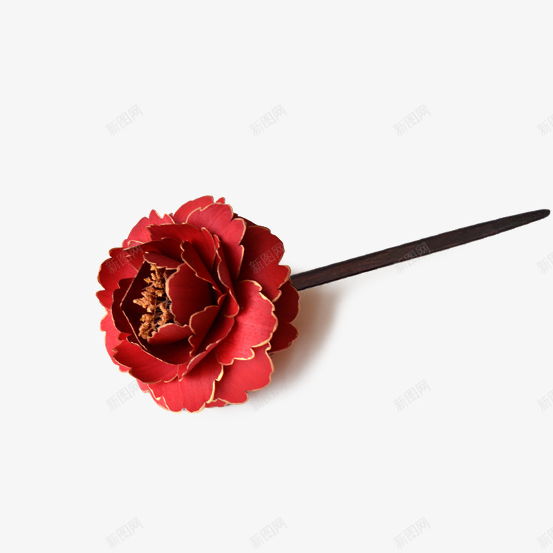 大红牡丹木花簪子png免抠素材_88icon https://88icon.com 发簪 古代 古风 喜庆 国色天香 女性饰品 新娘发饰 牡丹 簪子 红色 花朵 花朵发簪 花簪子 饰品
