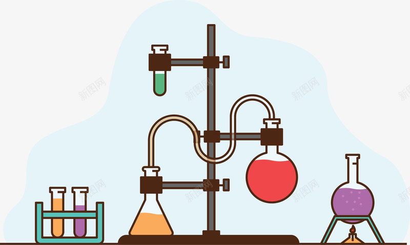 创意卡通实验室插画矢量图eps免抠素材_88icon https://88icon.com 创意实验室插画 化学实验 卡通实验室 实验室 实验室插画 手绘实验室插画 插画装饰 矢量图