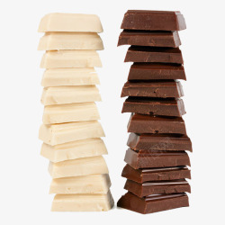 层层叠叠的巧克力块素材