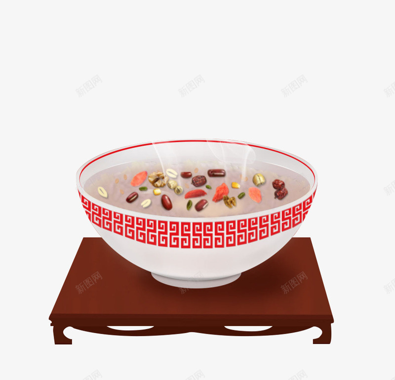棕色桌子上的腊八粥png免抠素材_88icon https://88icon.com 手绘美食效果 桌子 棕色 美食 腊八粥 食物