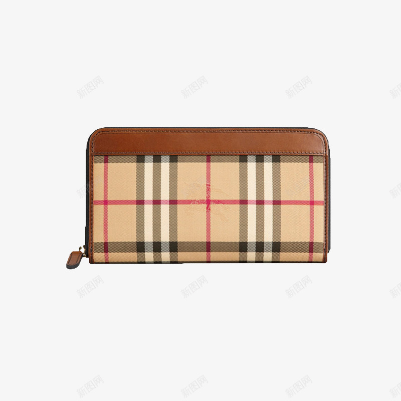 博柏利长款钱包png免抠素材_88icon https://88icon.com BURBERRY 产品实物 男士棕色帆布钱包 经典战马格长款手包