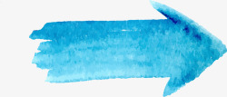 印章图形形状蓝色箭头向右滑动高清图片