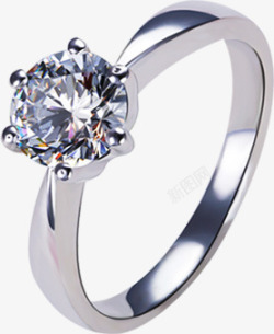 大钻石珠宝戒指素材