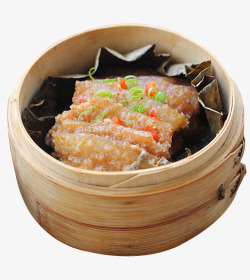 中华名菜荷叶粉蒸肉高清图片