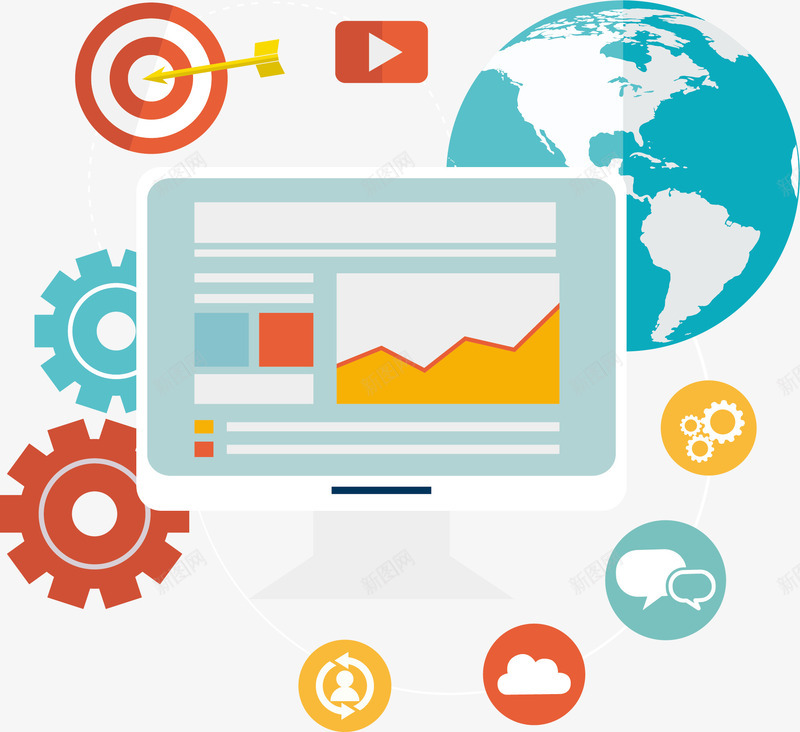 项目维护流程图表png免抠素材_88icon https://88icon.com 信息 信息图表免扣png素材 商务ppt免费素材 定制流程 流程 矢量素材 项目开发 项目维护 齿轮