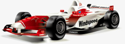 红色F1赛车方程式赛车矢量图高清图片