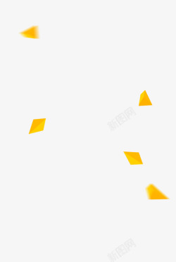 招聘几何不规则黄色色块高清图片