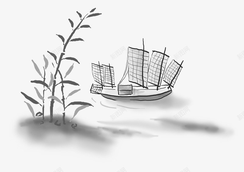 中国风手绘水墨风景山水徽派建筑37png免抠素材_88icon https://88icon.com 中国风 中国风山水 古风船 山水 山水画 山河 徽派建筑 手绘 插画 日出 水墨 水墨画 水墨风景 船 风景