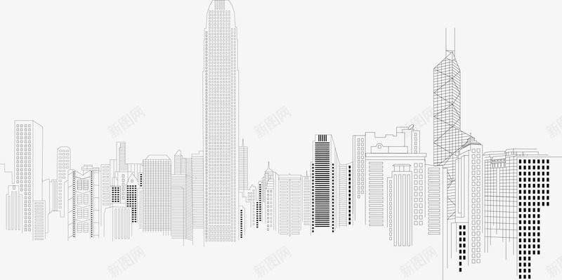 城市手绘图png免抠素材_88icon https://88icon.com 剪影 城市 城市建筑图 城市线框 建筑 手绘城市图 曲线 线条 线绘 边框 都市