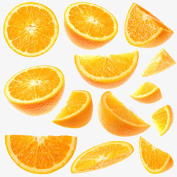 橙子切面橙子高清图片