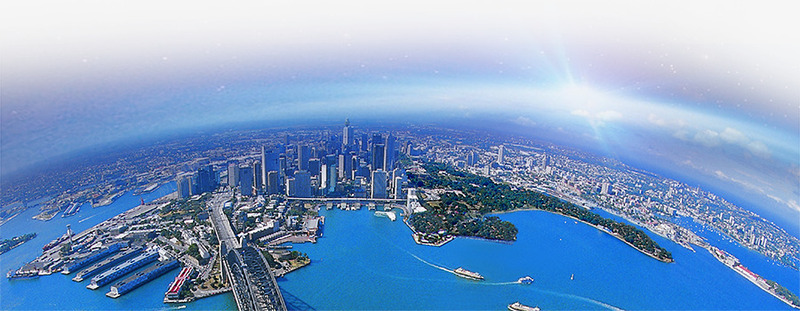 蓝色城市俯视png免抠素材_88icon https://88icon.com 区位规划 现代城市 科技城市 规划图 鸟瞰