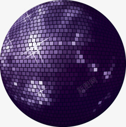 海报球体紫色效果素材