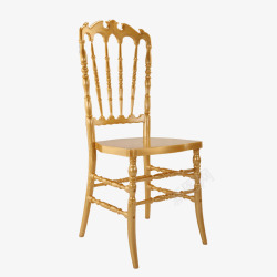 金色椅子塑料竹节椅高清图片