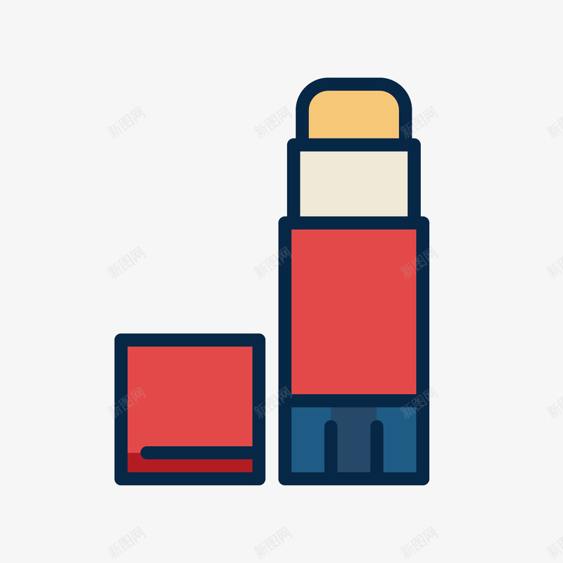 红色手绘线稿橡皮元素矢量图ai免抠素材_88icon https://88icon.com 卡通插画 工具 扁平化 手绘 文具 红色 线稿 矢量图