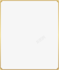 简约素雅背景大气金色边框高清图片
